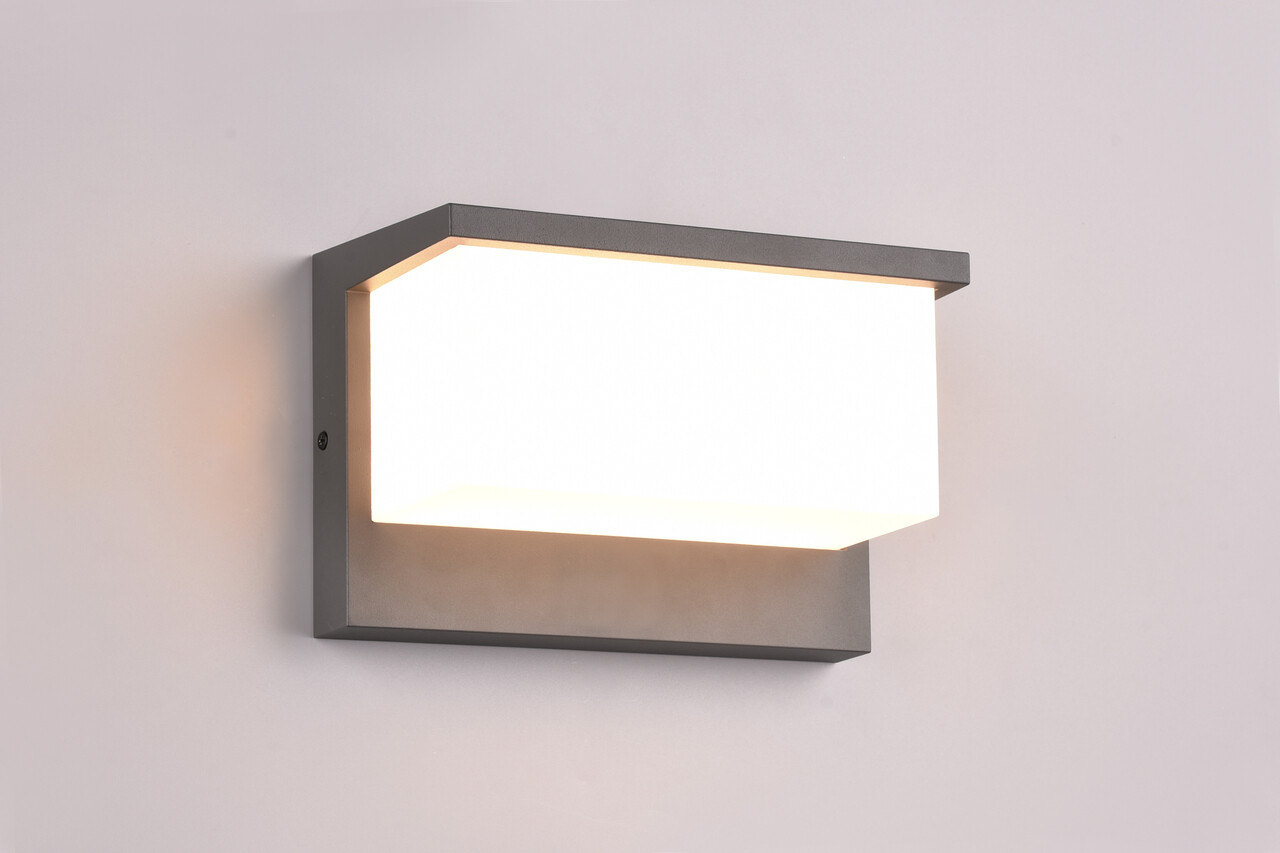 Aplica de perete pentru exterior Nestos, TRIO, 23x15 cm, 13W, 1x SMD, aluminiu, antracit - imagine 7